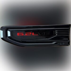 OEM 6.2L V8 Fender Vent Emblem for 2019+ Sierra 1500